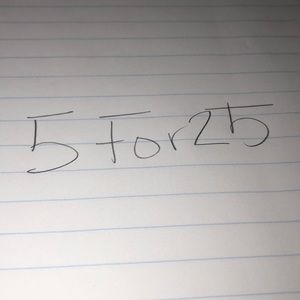 Check closet for the 5FOR25 deal